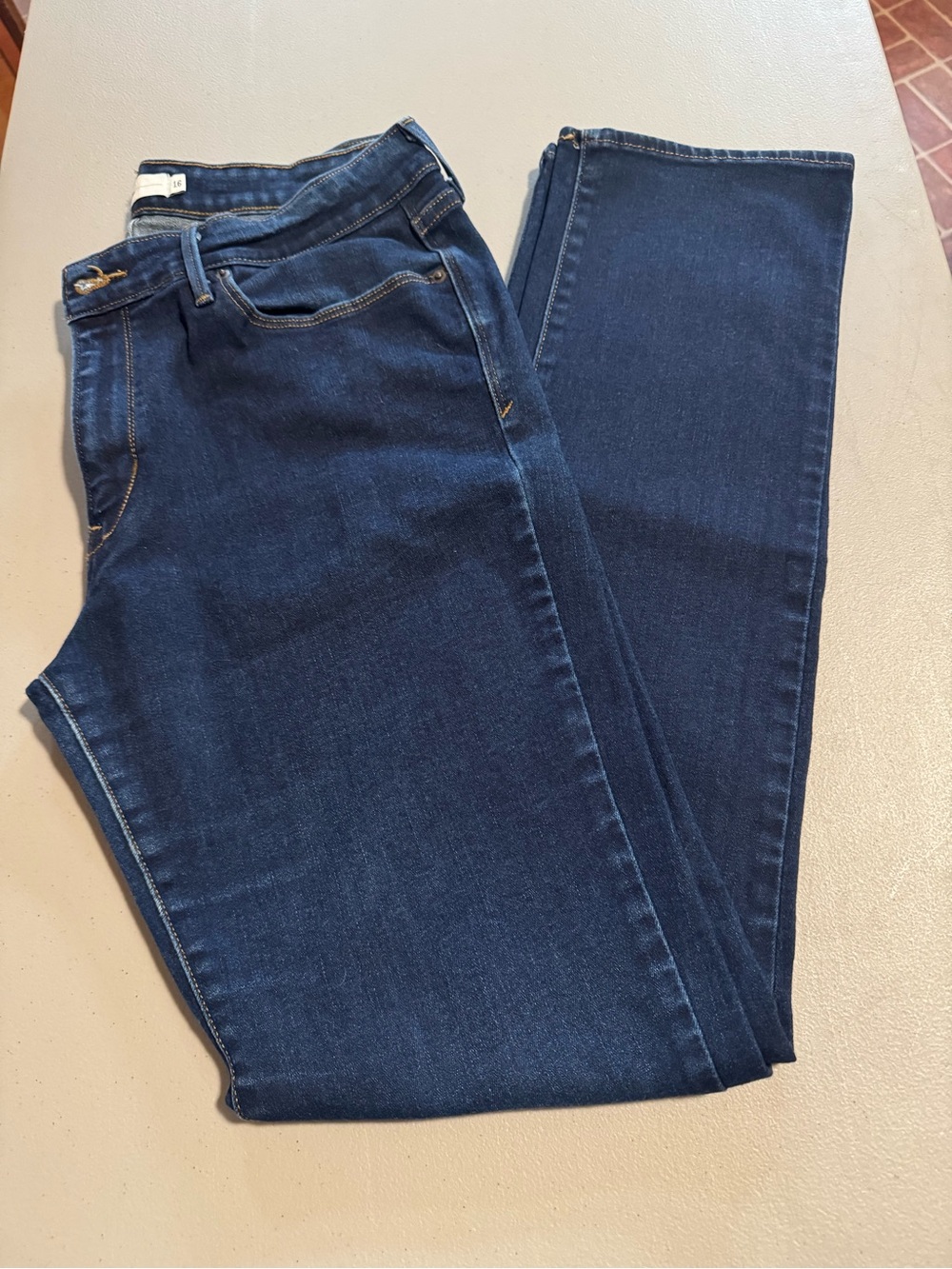Levi's Women's Dark Indigo Skinny Jeans Size 16